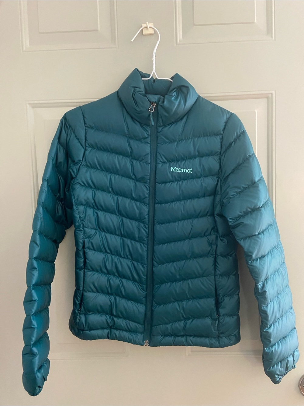 Women’s Marmot Teal Green Lightweight Puffer Jacket
